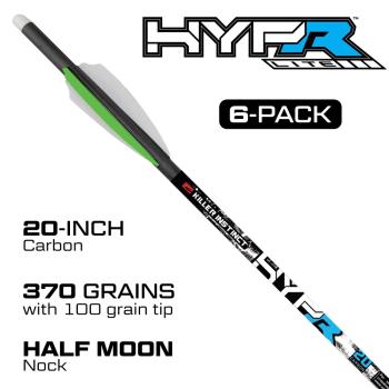 Killer Instinct Cross Bow Bolts Hyper Lite 20'', 6er Pack