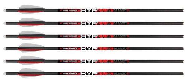 Killer Instinct Cross Bow Bolts Hyper 20'', 6er Pack