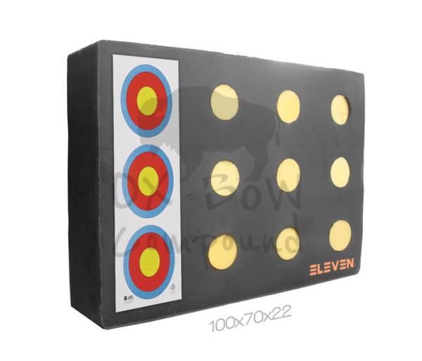 Eleven Target Foam Plus 70 cm x 100 cm x 20 cm + 12 x 9,5 cm