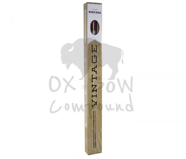 Black Eagle Arrow Feathers Crested Vintage .005" - im 6er Pack