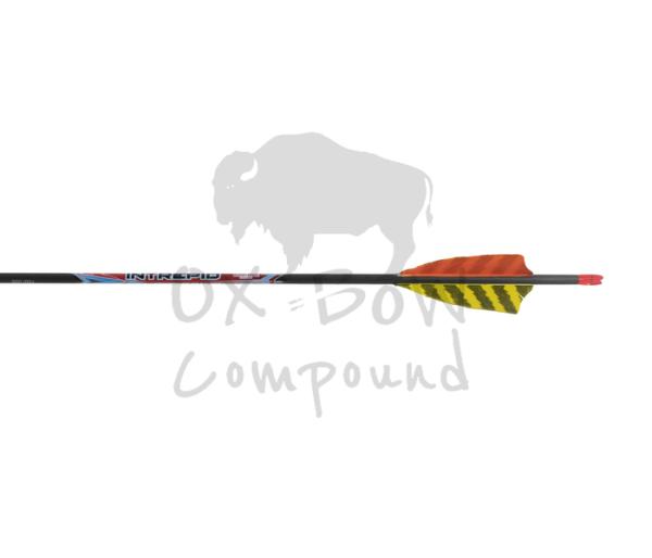 Black Eagle Arrow Feather Fletched Intrepid - im 6er -Pack